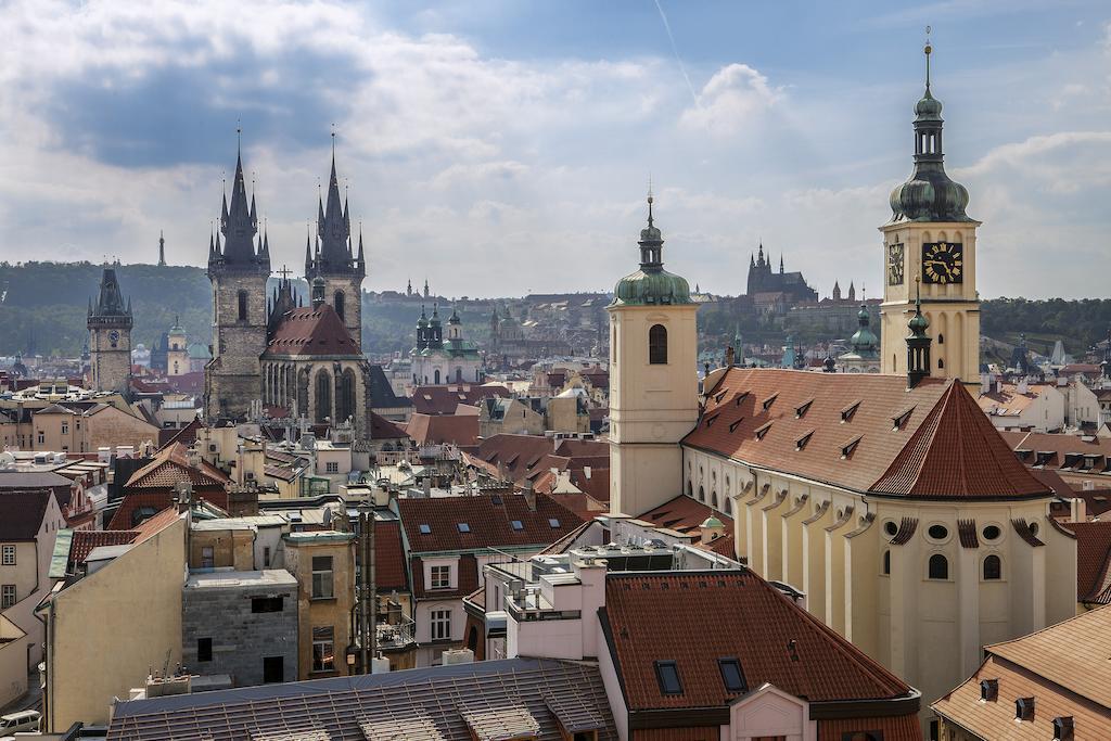 Hotel Paris Prague Exterior photo Prague skyline