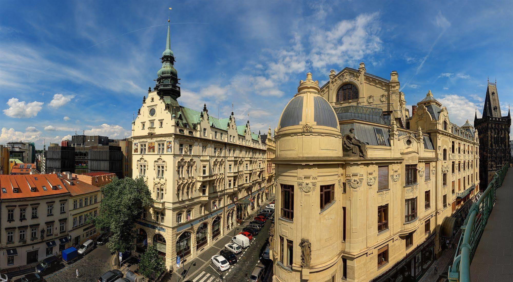 Hotel Paris Prague Exterior photo The building of the university library